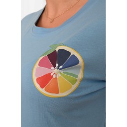 Tricou dama bumbac Lemon 1516