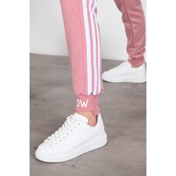 Pantalon dama bumbac cu 3 dungi Blow 8383