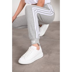 Pantalon dama bumbac cu 3 dungi Blow 8383