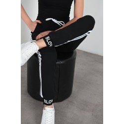 Pantalon dama bumbac cu 3 dungi Blow 8383