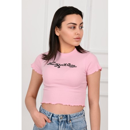 Tricou dama bumbac scurt City 1242