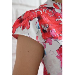 Rochie dama de vara cu bujori 5167