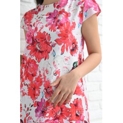 Rochie dama de vara cu bujori 5167