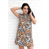 Rochie dama de vara animal print 5167