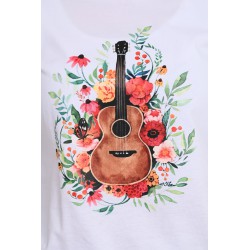 Tricou dama bumbac Chitara 1543