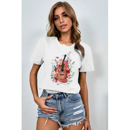 Tricou dama bumbac Chitara 1543