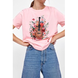 Tricou dama bumbac Chitara 1543