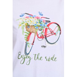 Tricou dama bumbac Bike 1545