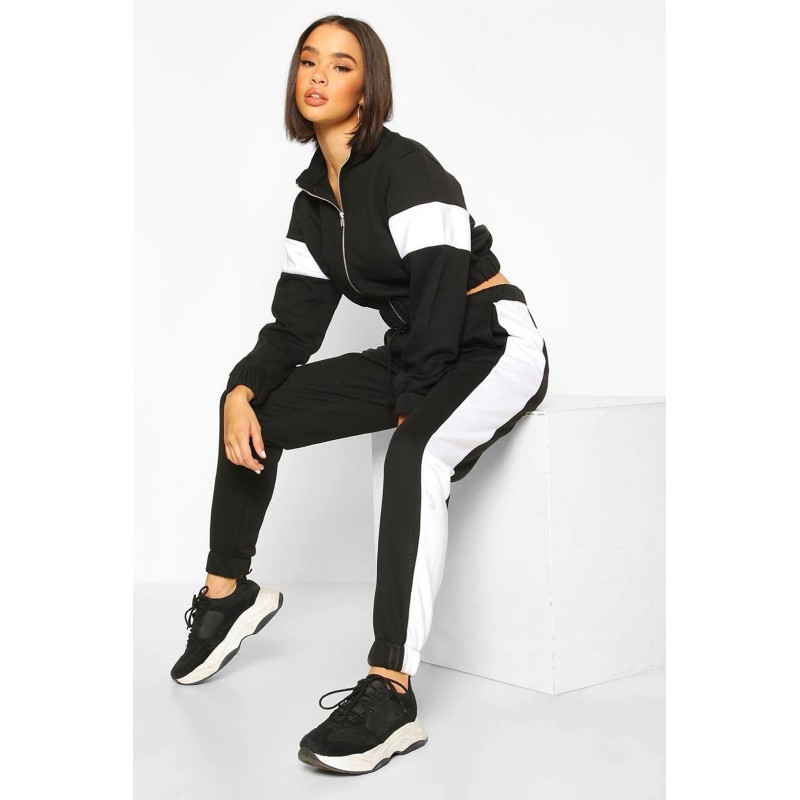 Trening dama bumbac cu dunga lata 9071