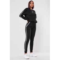 Trening dama bumbac cu dunga 9070