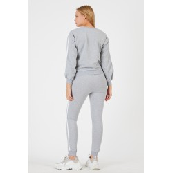 Trening dama bumbac cu dunga 9070