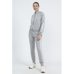 Trening dama bumbac cu 2 dungi 9075