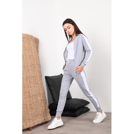 Trening dama bumbac cu dunga 6220