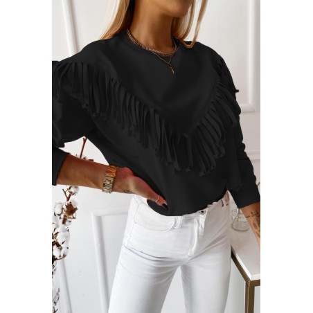 Bluza dama bumbac cu franjuri 1127-22