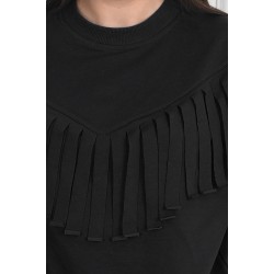 Bluza dama bumbac cu franjuri 1127-22