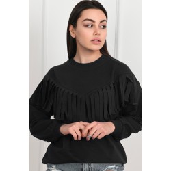 Bluza dama bumbac cu franjuri 1127-22