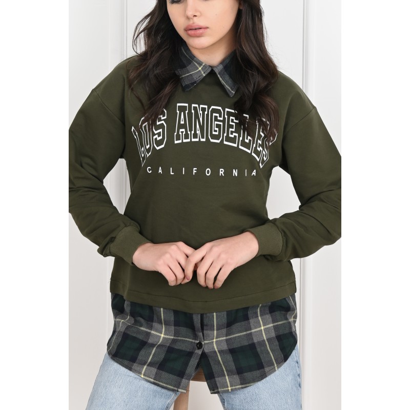 Bluza dama bumbac Los Angeles camasa 1113-22