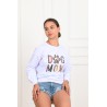 Bluza dama bumbac Dog Mom 1001-22-19