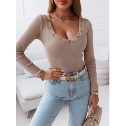 Bluza dama bumbac tetra cu nasturi 1367-23