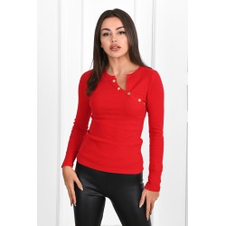 Bluza dama bumbac tetra cu nasturi 1366-23