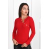 Bluza dama bumbac tetra cu nasturi 1366-23