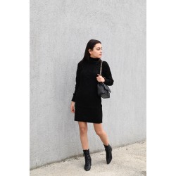 Rochie dama tricotata cu cordon 2102