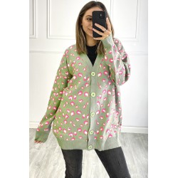 Cardigan dama Small Print 7042