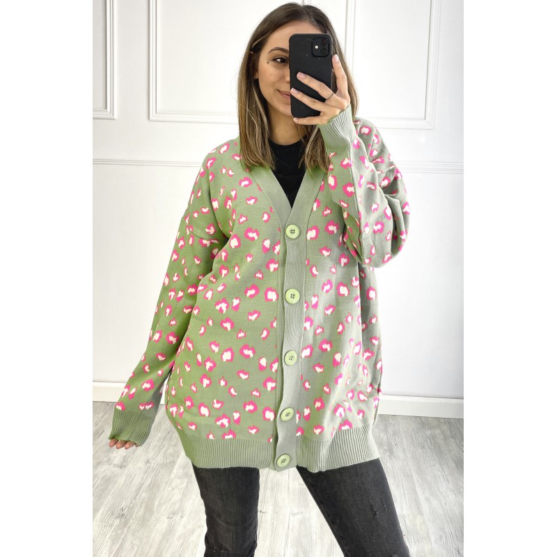 Cardigan dama Small Print 7042