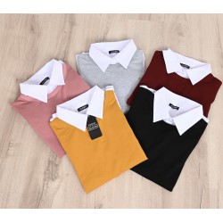 Bluza dama bumbac despicata 1111-22