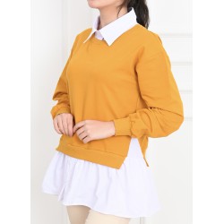 Bluza dama bumbac despicata 1111-22