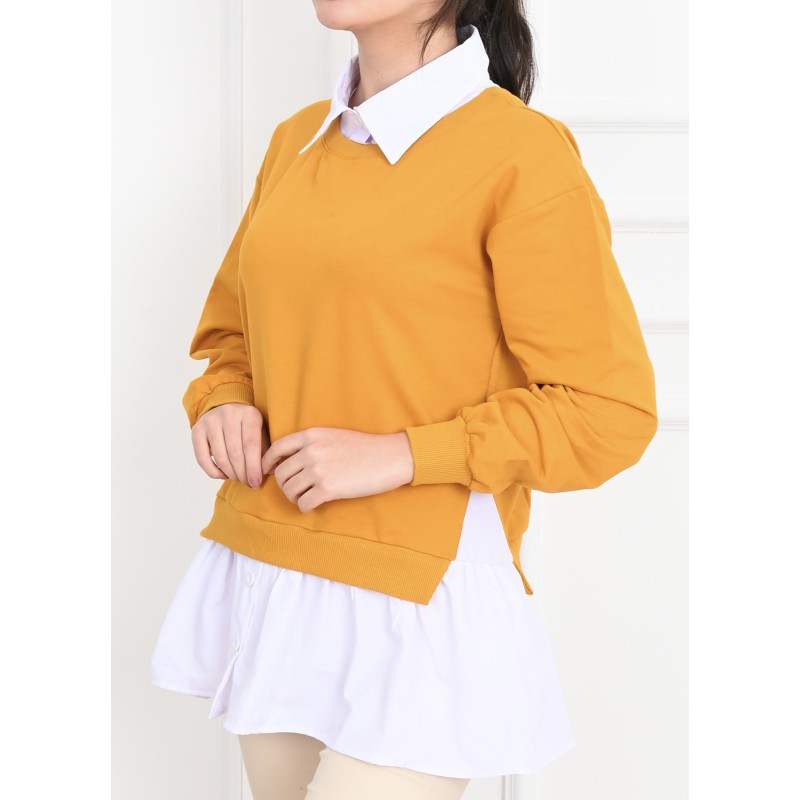 Bluza dama bumbac despicata 1111-22