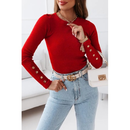 Bluza dama bumbac tetra cu decolteu 1379-23