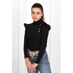 Bluza dama bumbac tetra cu nasturi 9295