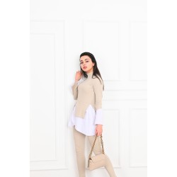 Trening dama bumbac cu terminatie camasa 1117/8118