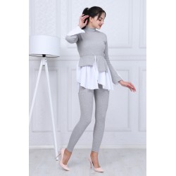 Trening dama bumbac cu terminatie camasa 1117/8118