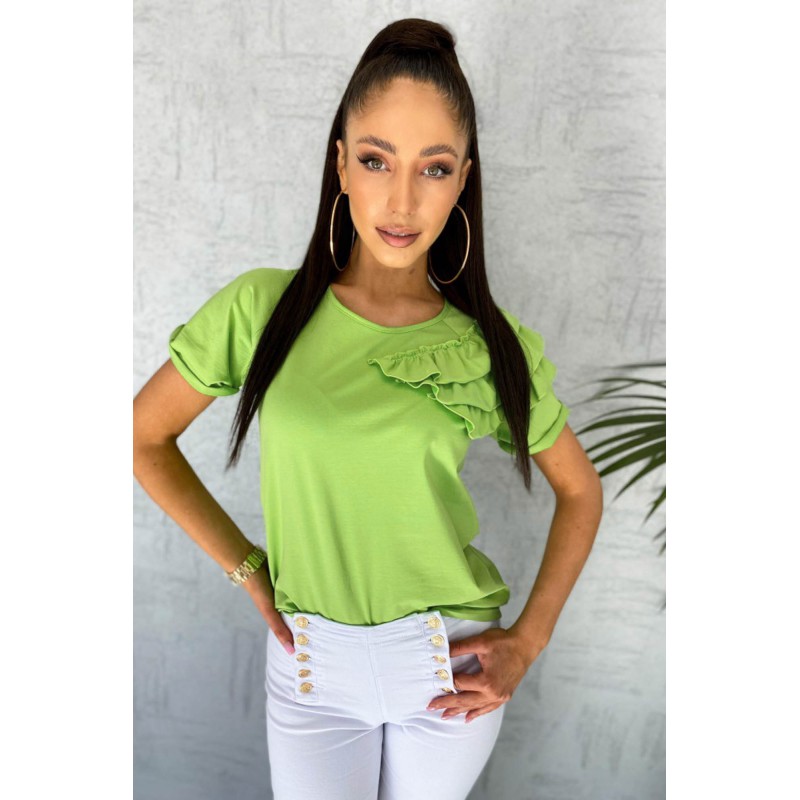 Bluza cu volanase Classy 1469