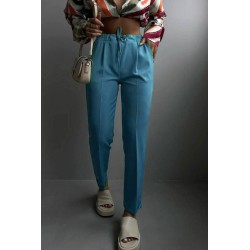 Pantalon dama casual cu siret 6199-23