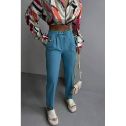 Pantalon dama casual cu siret 6199-23