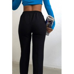 Pantalon dama casual cu siret 6199-23