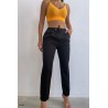 Pantalon dama casual cu siret 6199-23