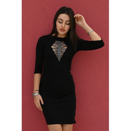 Rochie dama tetra decolteu stralucitor 5148