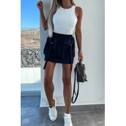 Fusta cu buzunare tip cargo 6196