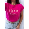 Tricou dama bumbac blonde 1520