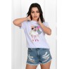 Tricou dama bumbac Girls 1544