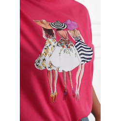 Tricou dama bumbac Girls 1544