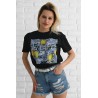 Tricou dama bumbac Lemons 1539