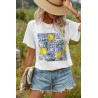 Tricou dama bumbac Lemons 1539