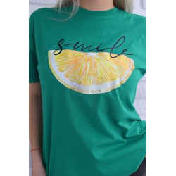 Tricou dama bumbac Lemon Smile 1542
