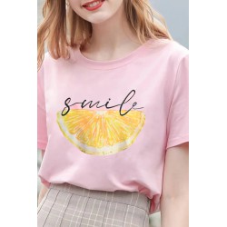 Tricou dama bumbac Lemon Smile 1542