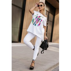 Tricou dama bumbac Birds 1568